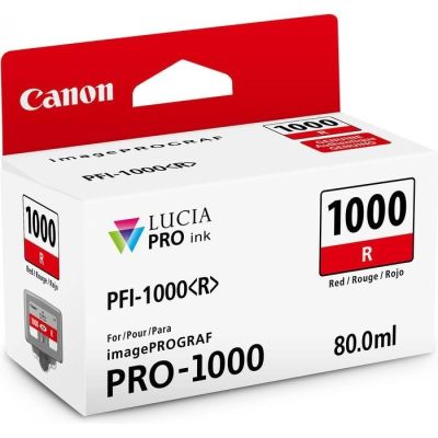 Canon PFI-1000 Red-Kırmızı Orjinal Kartuş - 1