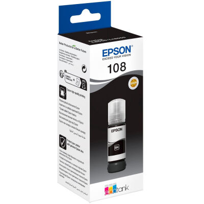 Epson 108-C13T09C14A Siyah Orjinal Mürekkep 70 Ml. - 1