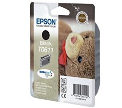 Epson T0611-C13T06114020 Siyah Orjinal Kartuş - Epson