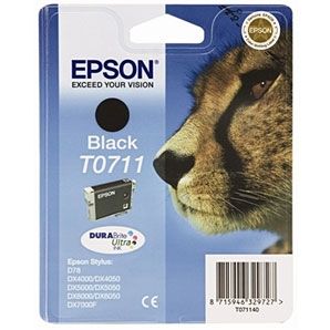 Epson T0711-C13T07114021 Siyah Orjinal Kartuş - 1