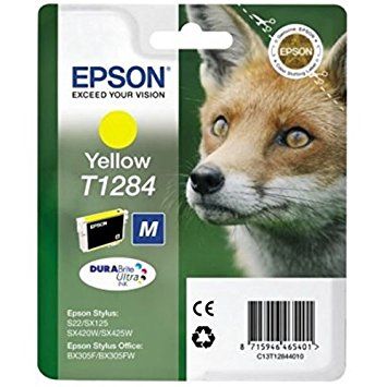 Epson T1284-C13T12844020 Sarı Orjinal Kartuş - 1