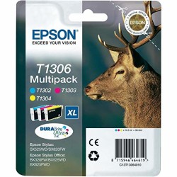 Epson T1306-C13T13064020 Orjinal Kartuş Renkli Avantaj Paketi - Epson