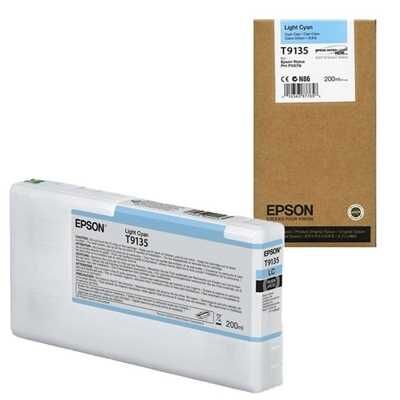 Epson T9135-C13T913500 Açık Mavi Orjinal Kartuş - 1