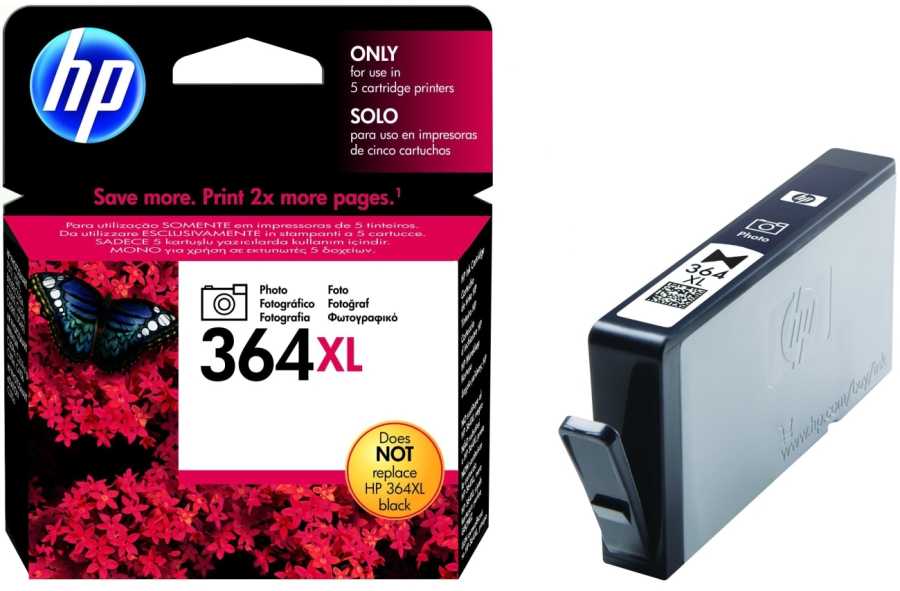 Hp 364XL-CB322E Fotograf Siyah Orjinal Kartuş Eski Tarihli