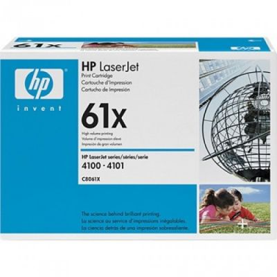 Hp 61X-C8061X Siyah Orjinal Toner Yüksek Kapasiteli - Mavi Kutu - 1