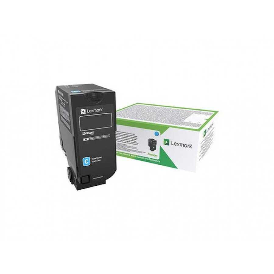 Lexmark 84C5HCE Mavi Orjinal Toner Yüksek Kapasiteli 